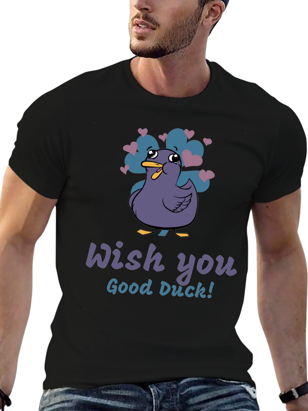Wish You Good Duck T-Shirt - Funny Graphic Tee