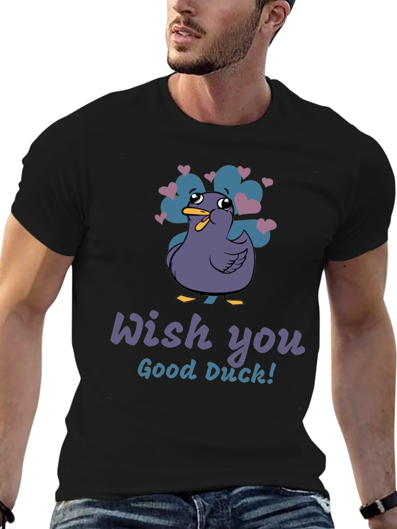 Wish You Good Duck T-Shirt - Funny Graphic Tee