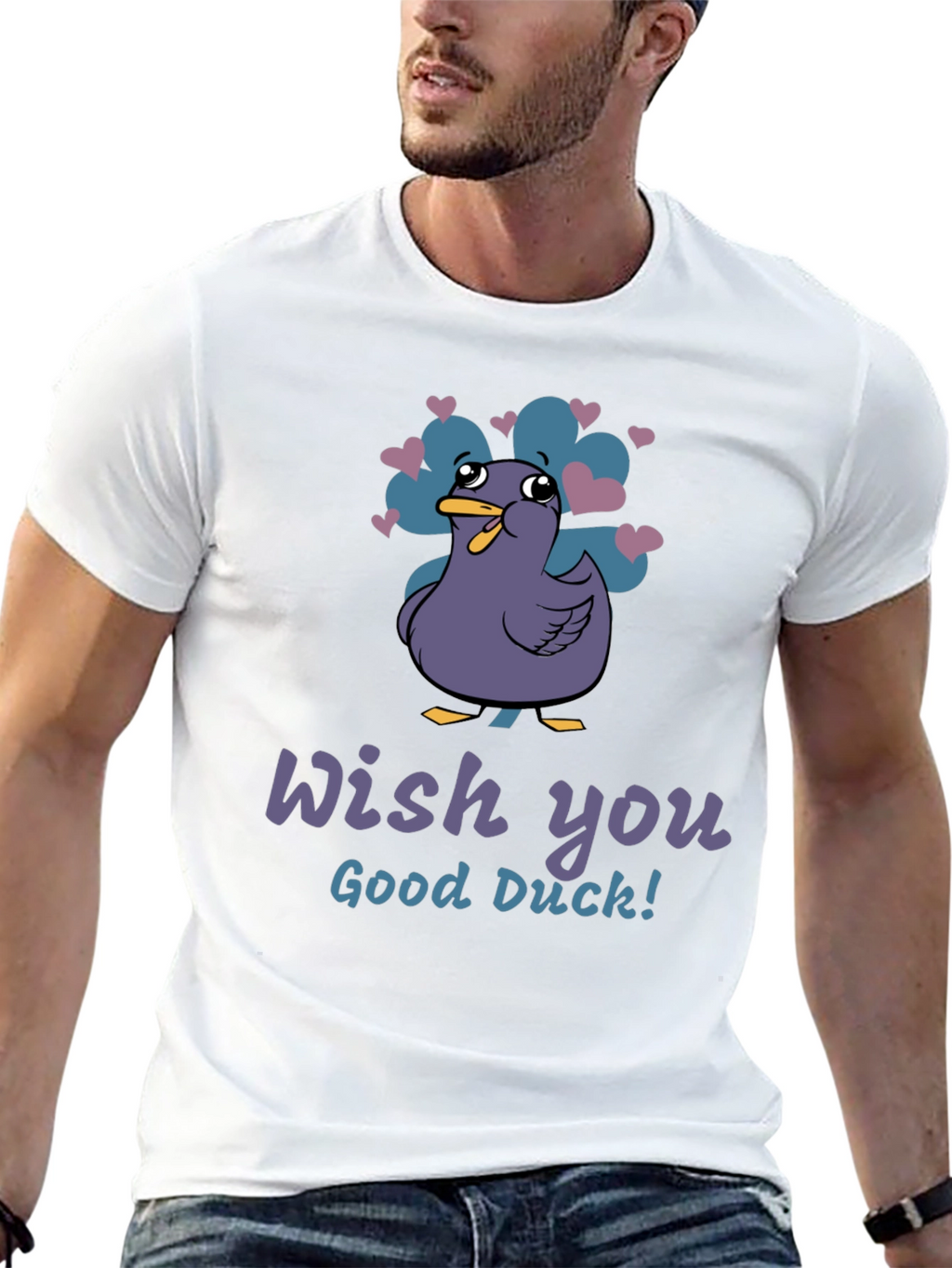 Wish You Good Duck T-Shirt - Funny Graphic Tee