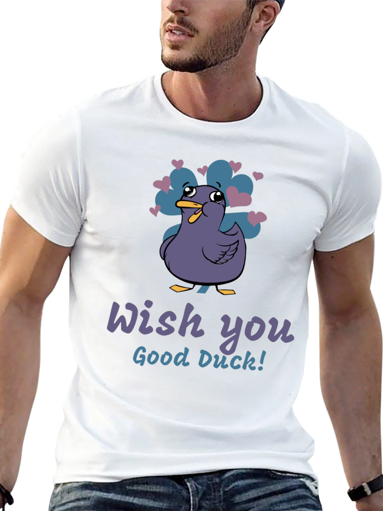 Wish You Good Duck T-Shirt - Funny Graphic Tee