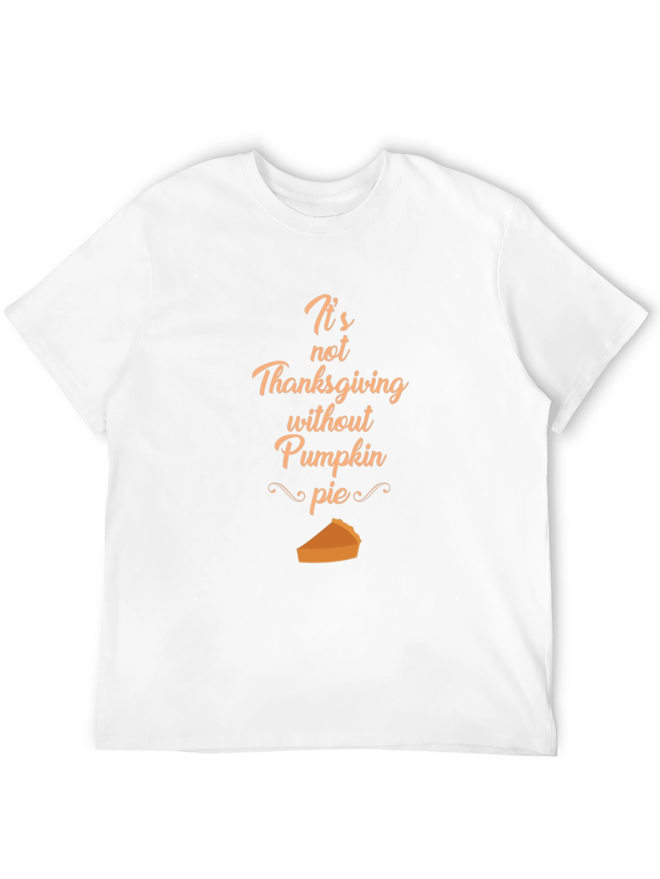 Thanksgiving Pumpkin Pie Graphic T-Shirt
