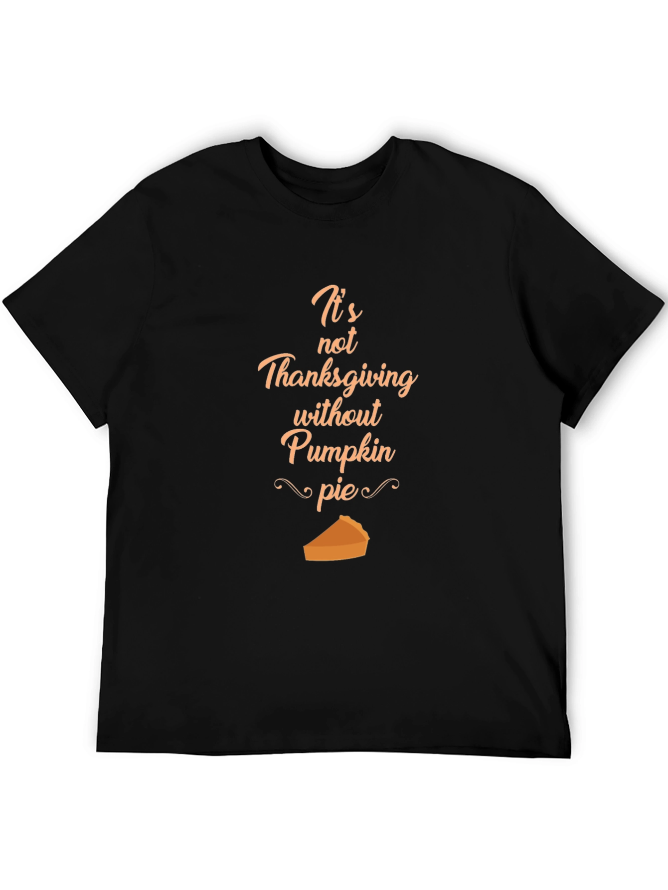 Thanksgiving Pumpkin Pie Graphic T-Shirt