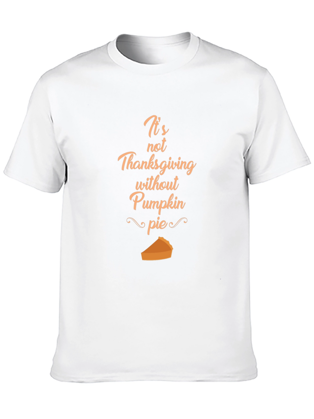 Thanksgiving Pumpkin Pie Graphic T-Shirt
