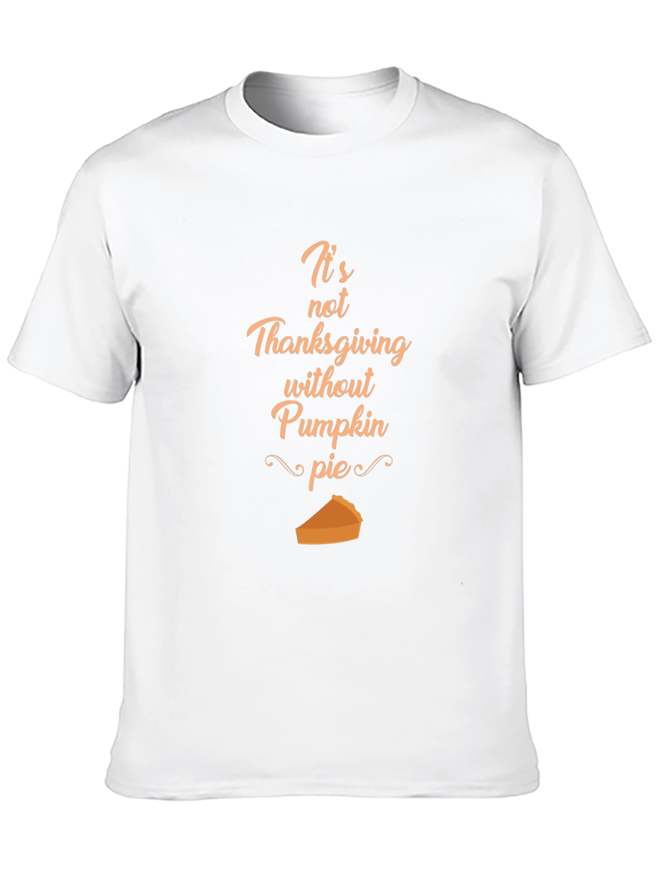 Thanksgiving Pumpkin Pie Graphic T-Shirt