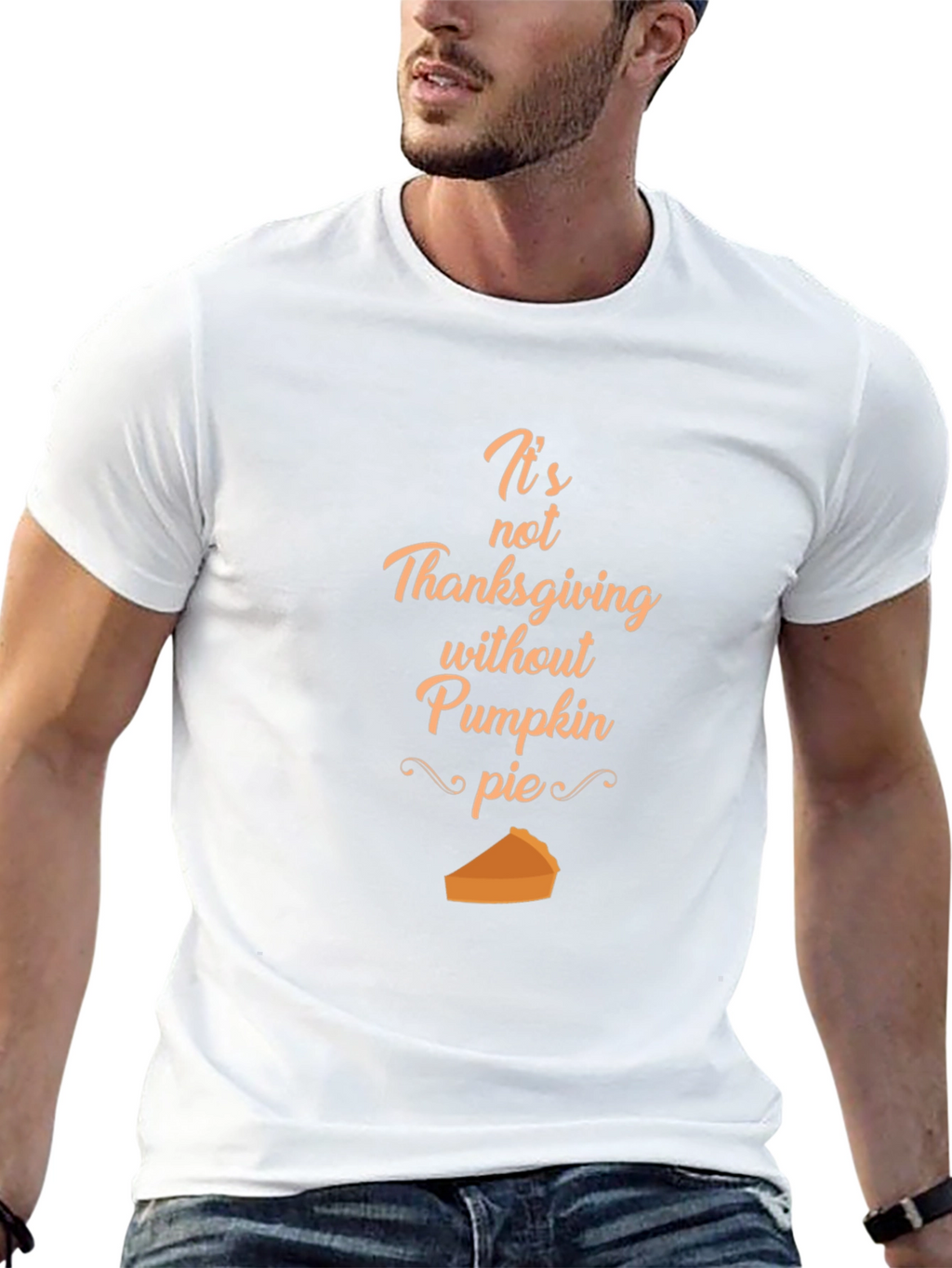 Thanksgiving Pumpkin Pie Graphic T-Shirt