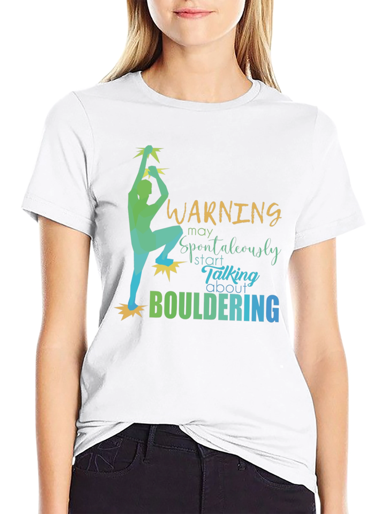 Warning Bouldering T-Shirt