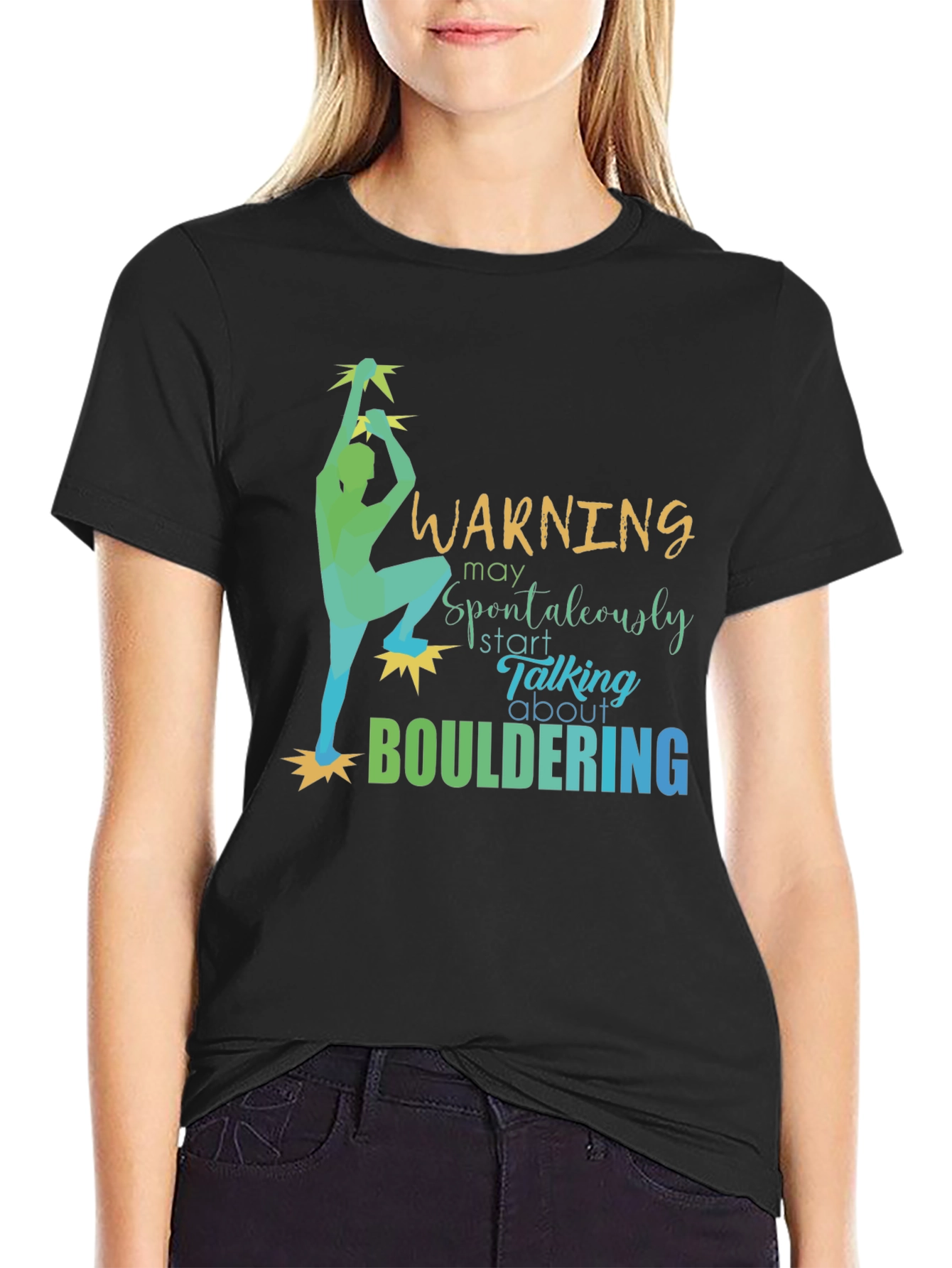 Warning Bouldering T-Shirt