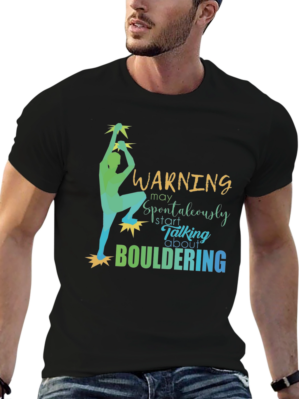 Warning Bouldering T-Shirt