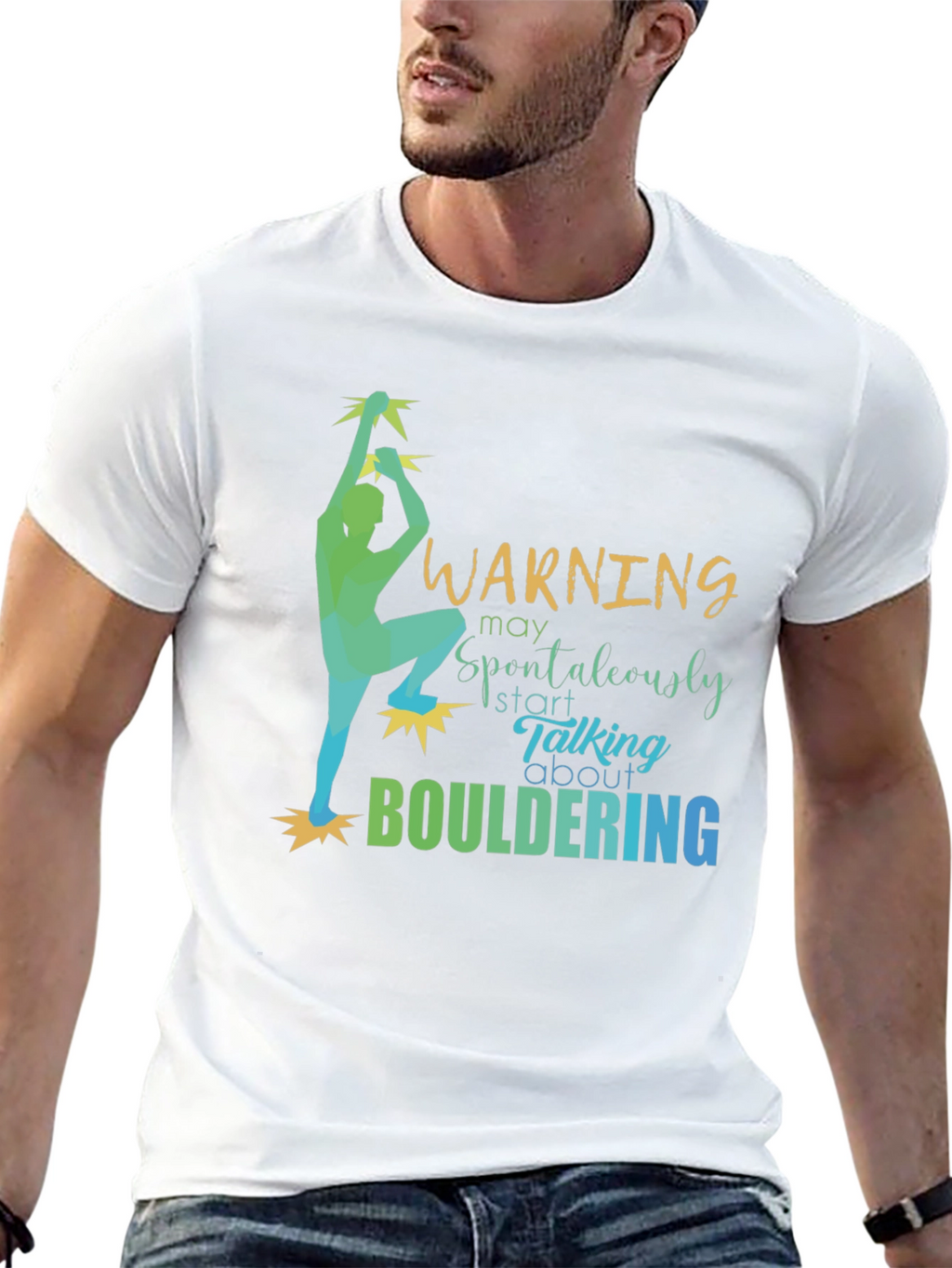 Warning Bouldering T-Shirt