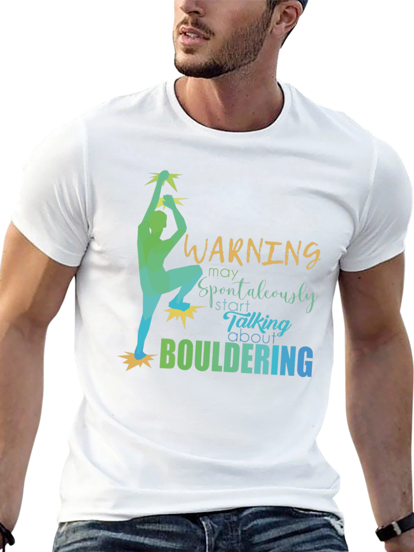 Warning Bouldering T-Shirt
