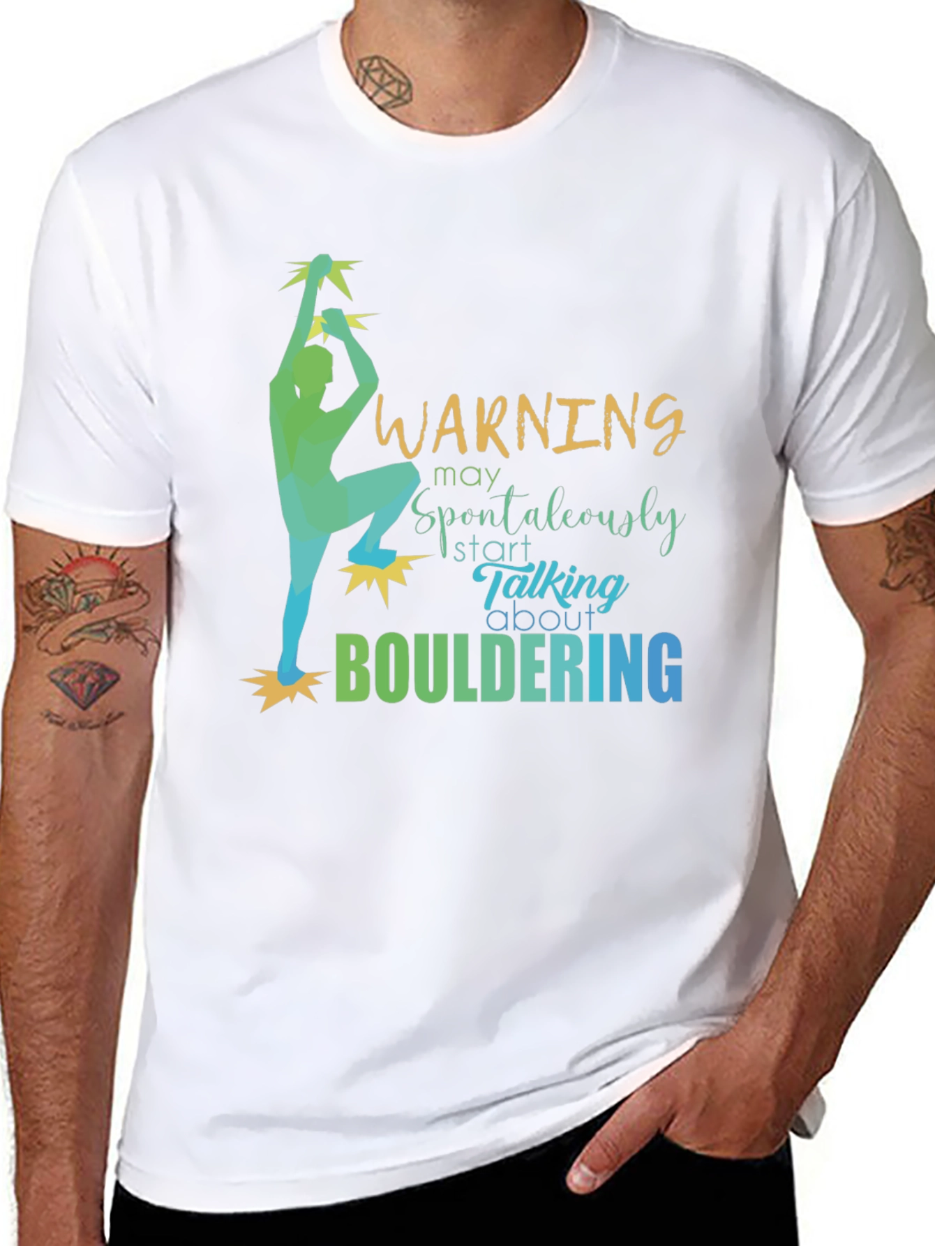 Warning Bouldering T-Shirt