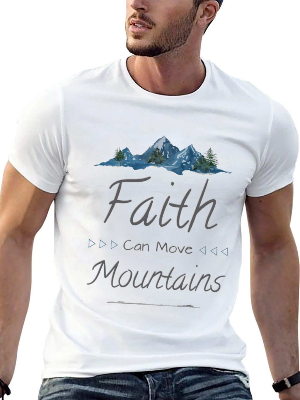 Faith Can Move Mountains Graphic Tee