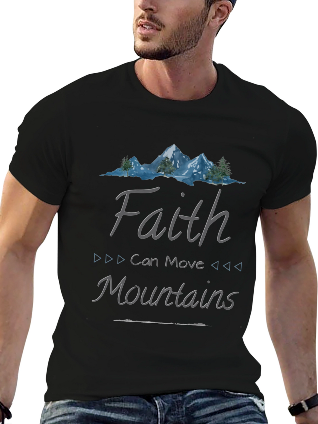 Faith Can Move Mountains Graphic Tee