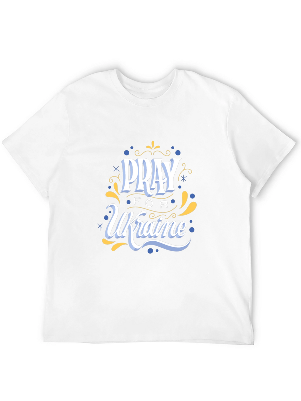 Pray for Ukraine Graphic T-Shirt