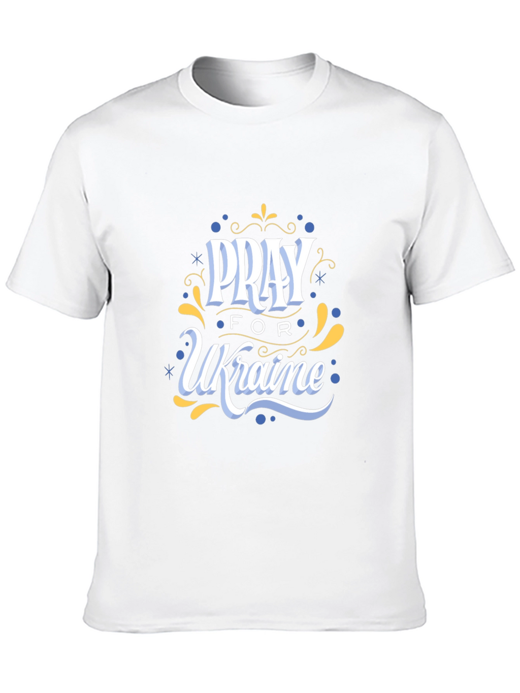 Pray for Ukraine Graphic T-Shirt