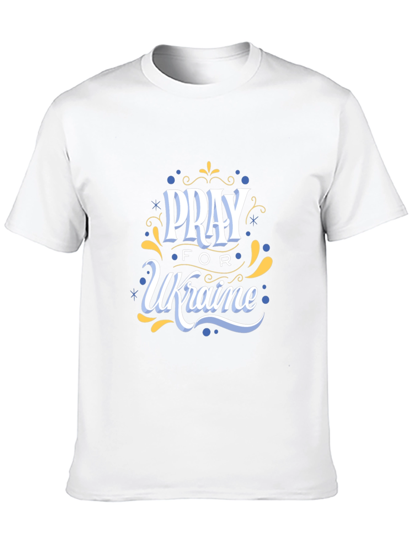 Pray for Ukraine Graphic T-Shirt