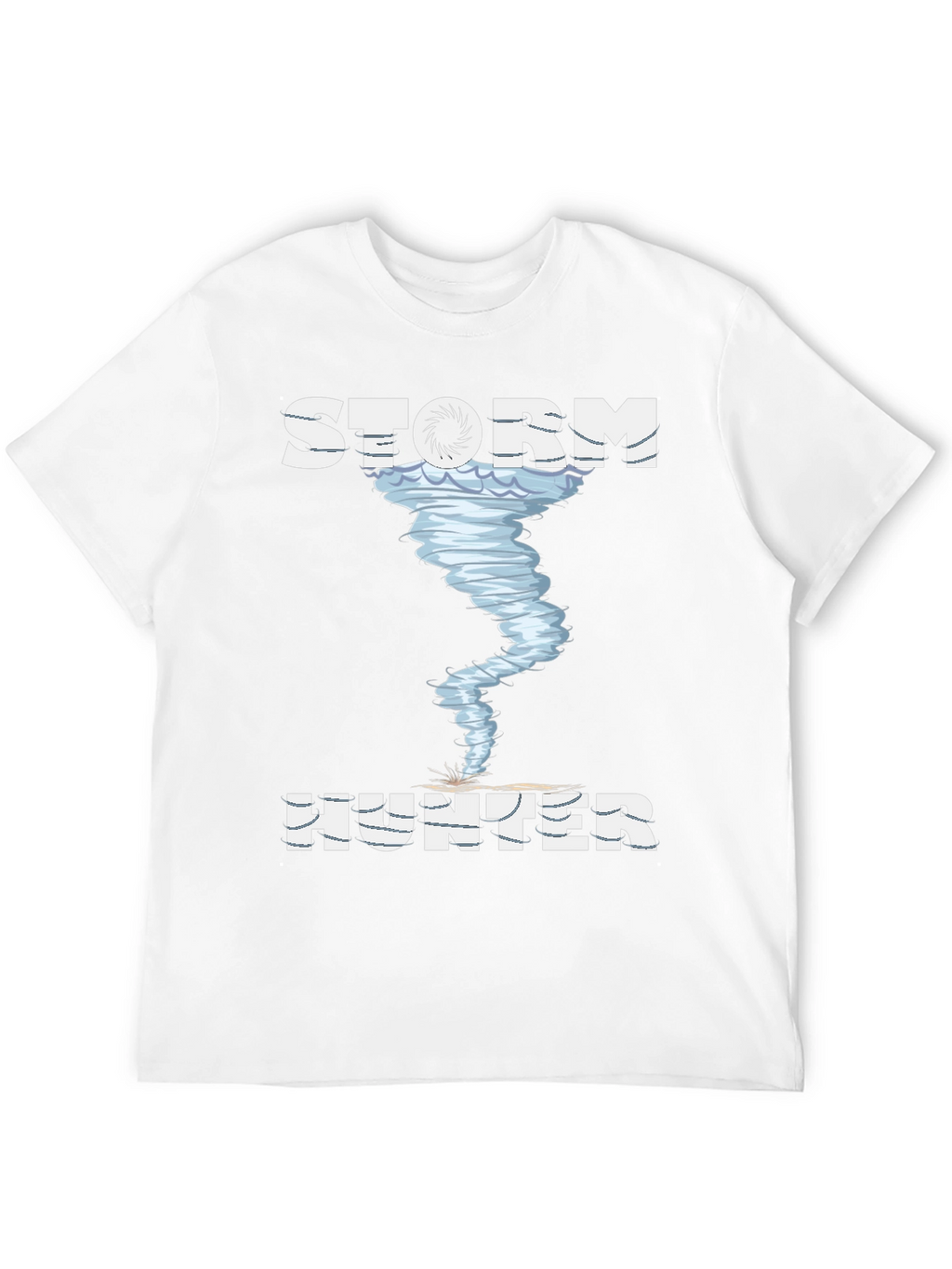 Storm Hunter Graphic Tee - Black Cotton T-Shirt