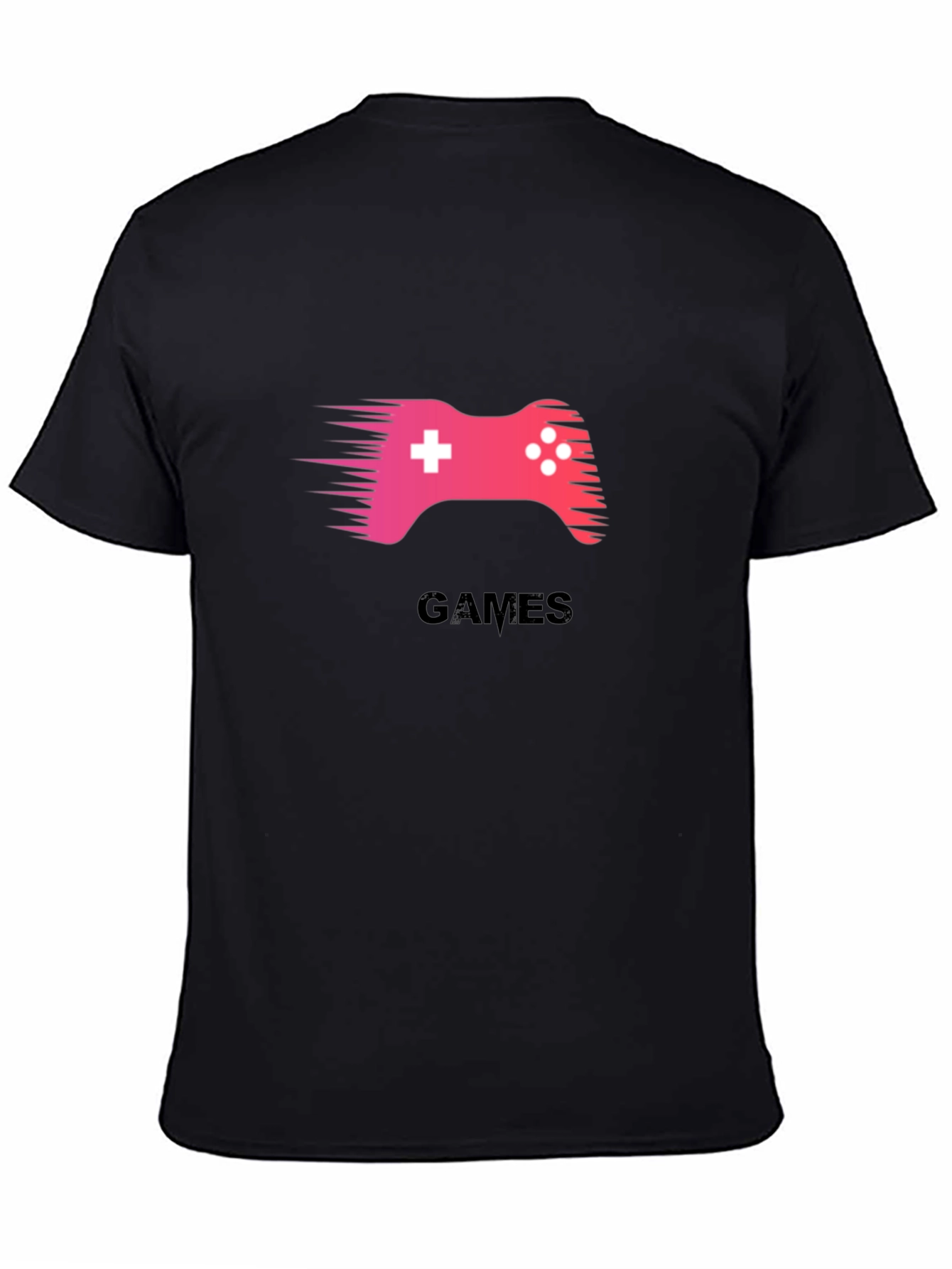 Gaming T-Shirt - Black Cotton Tee for Gamers
