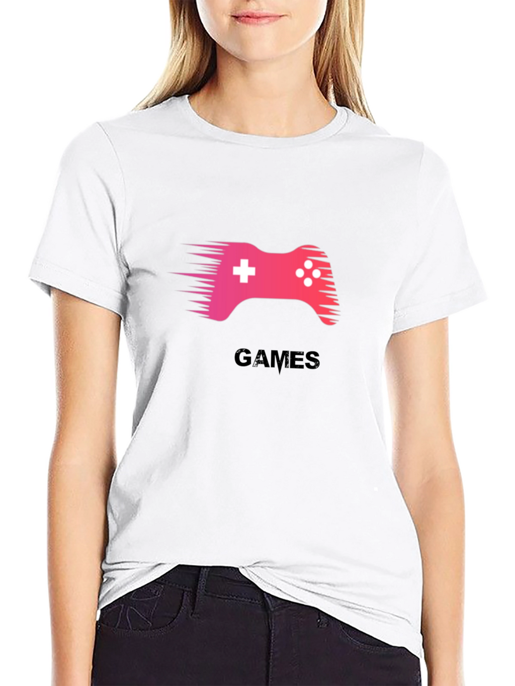 Gaming T-Shirt - Black Cotton Tee for Gamers
