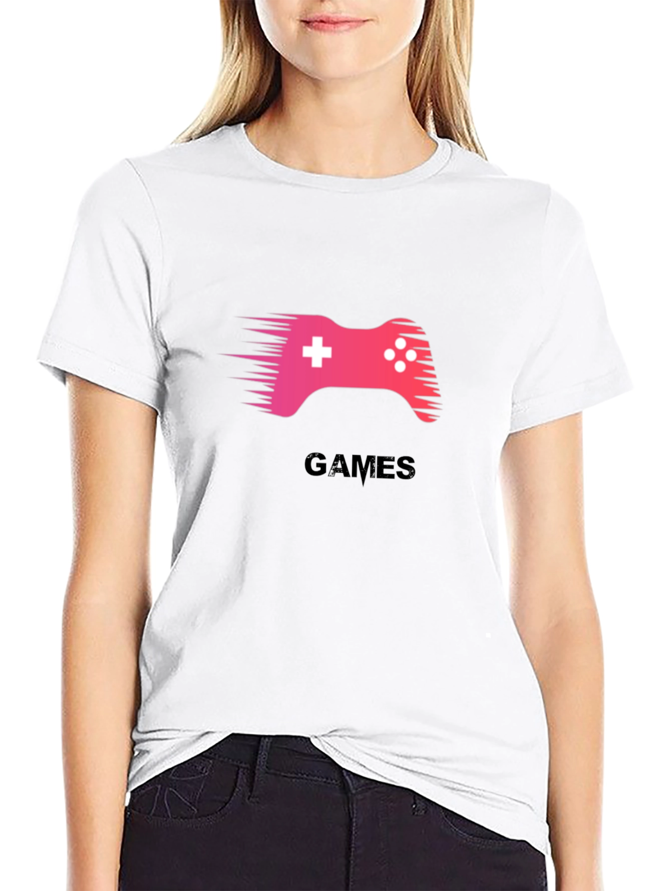 Gaming T-Shirt - Black Cotton Tee for Gamers
