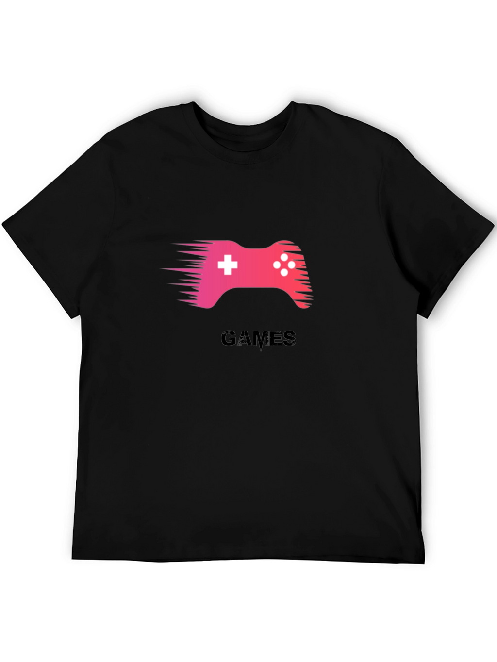 Gaming T-Shirt - Black Cotton Tee for Gamers