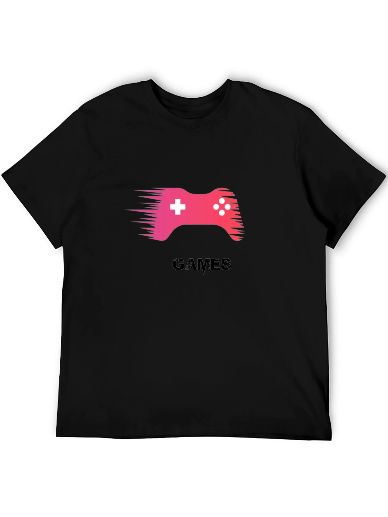Gaming T-Shirt - Black Cotton Tee for Gamers
