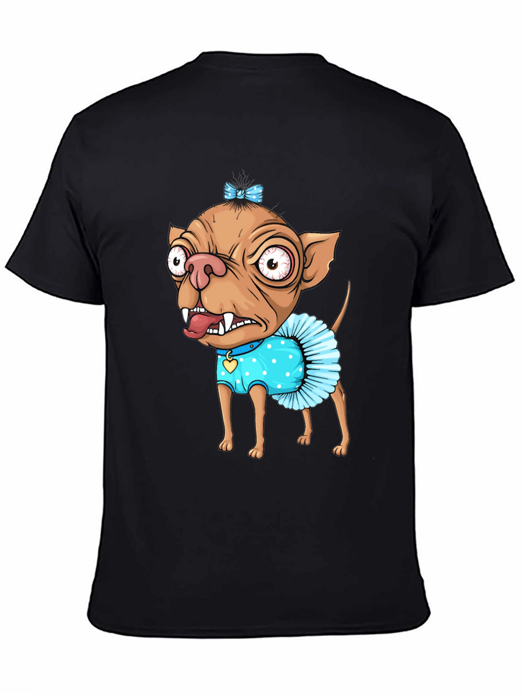 Funny Dog Cartoon Graphic T-Shirt