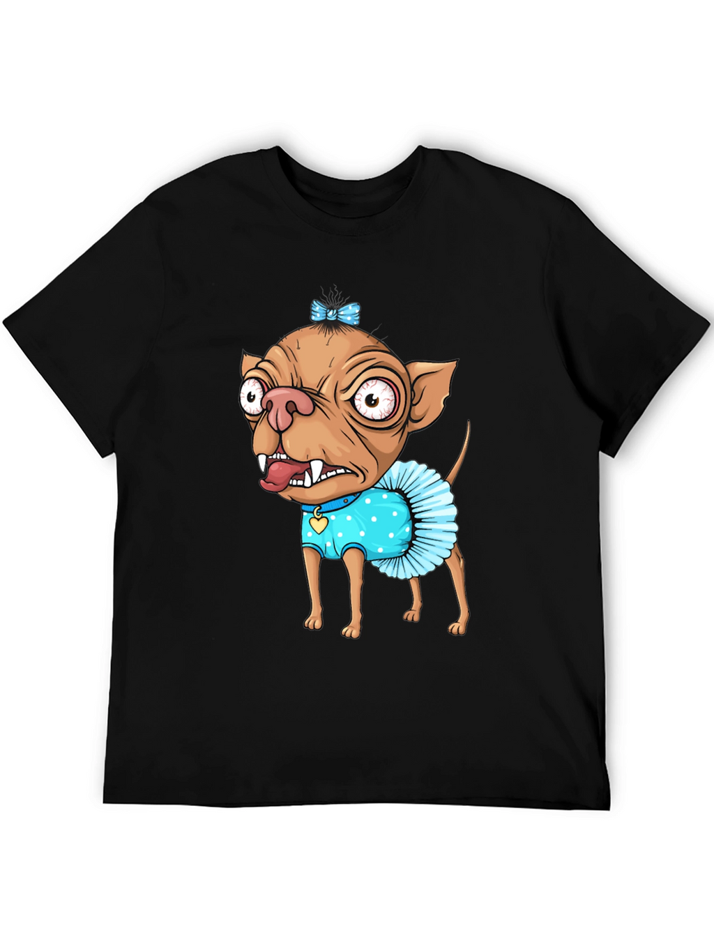Funny Dog Cartoon Graphic T-Shirt