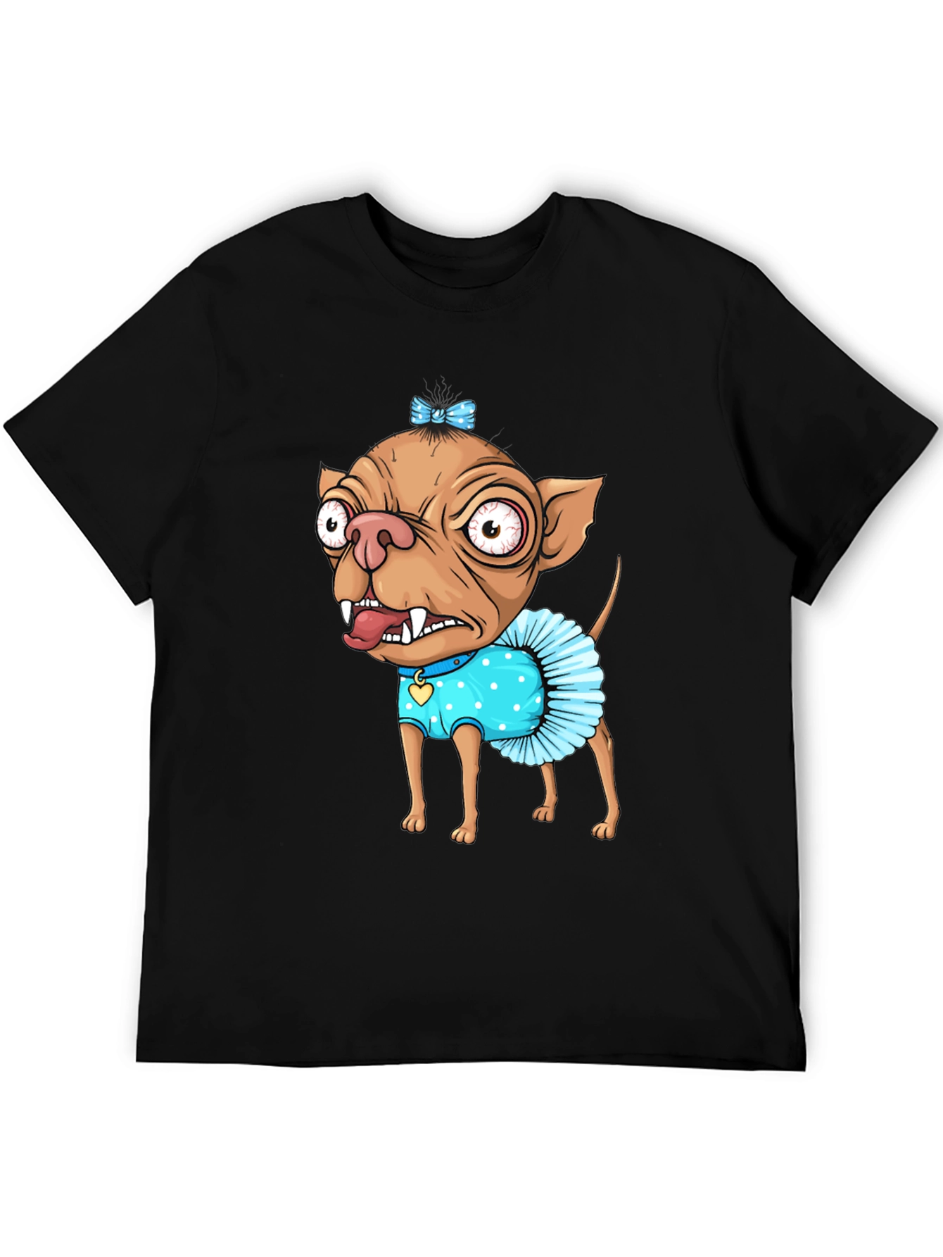 Funny Dog Cartoon Graphic T-Shirt