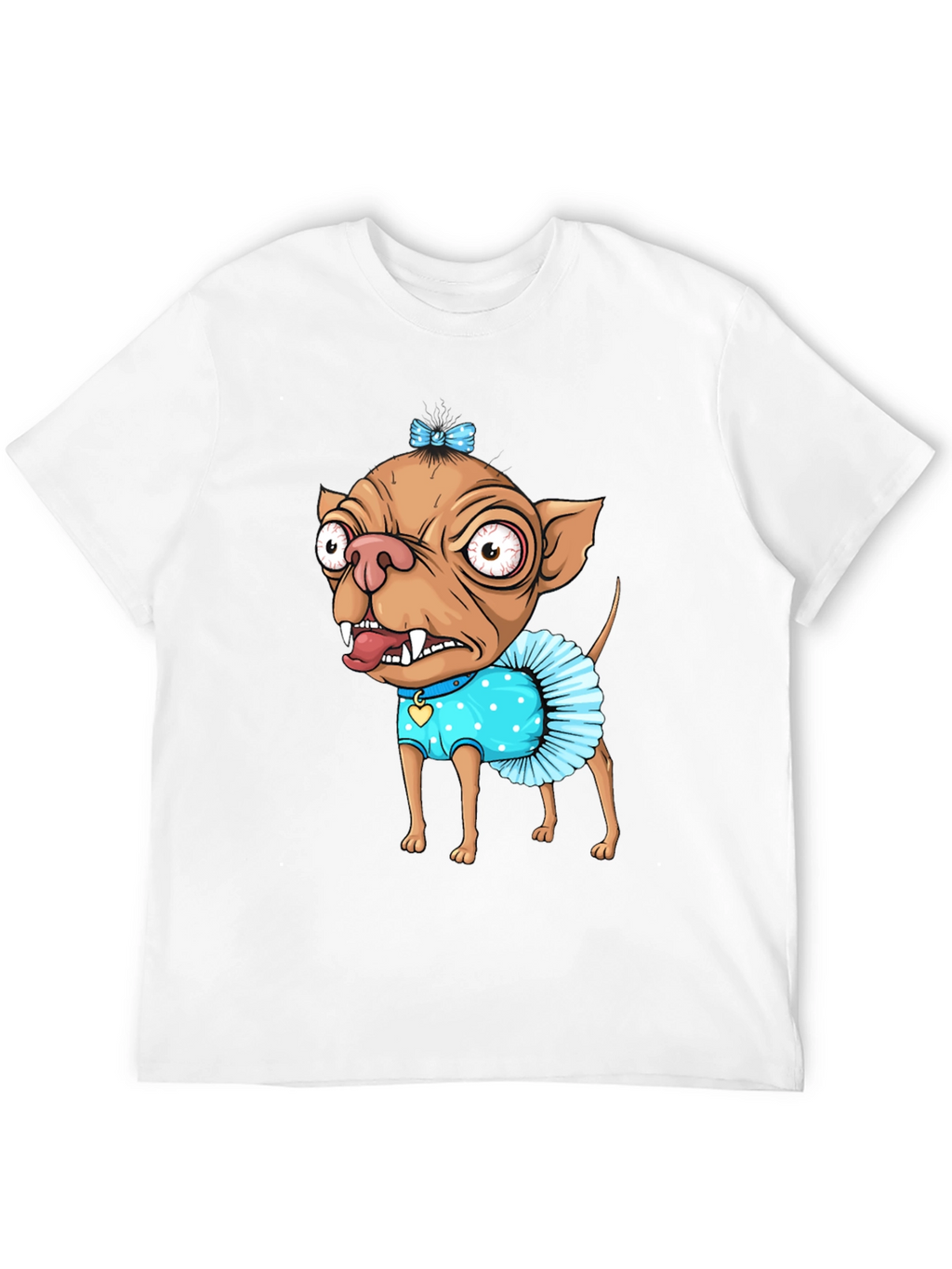 Funny Dog Cartoon Graphic T-Shirt
