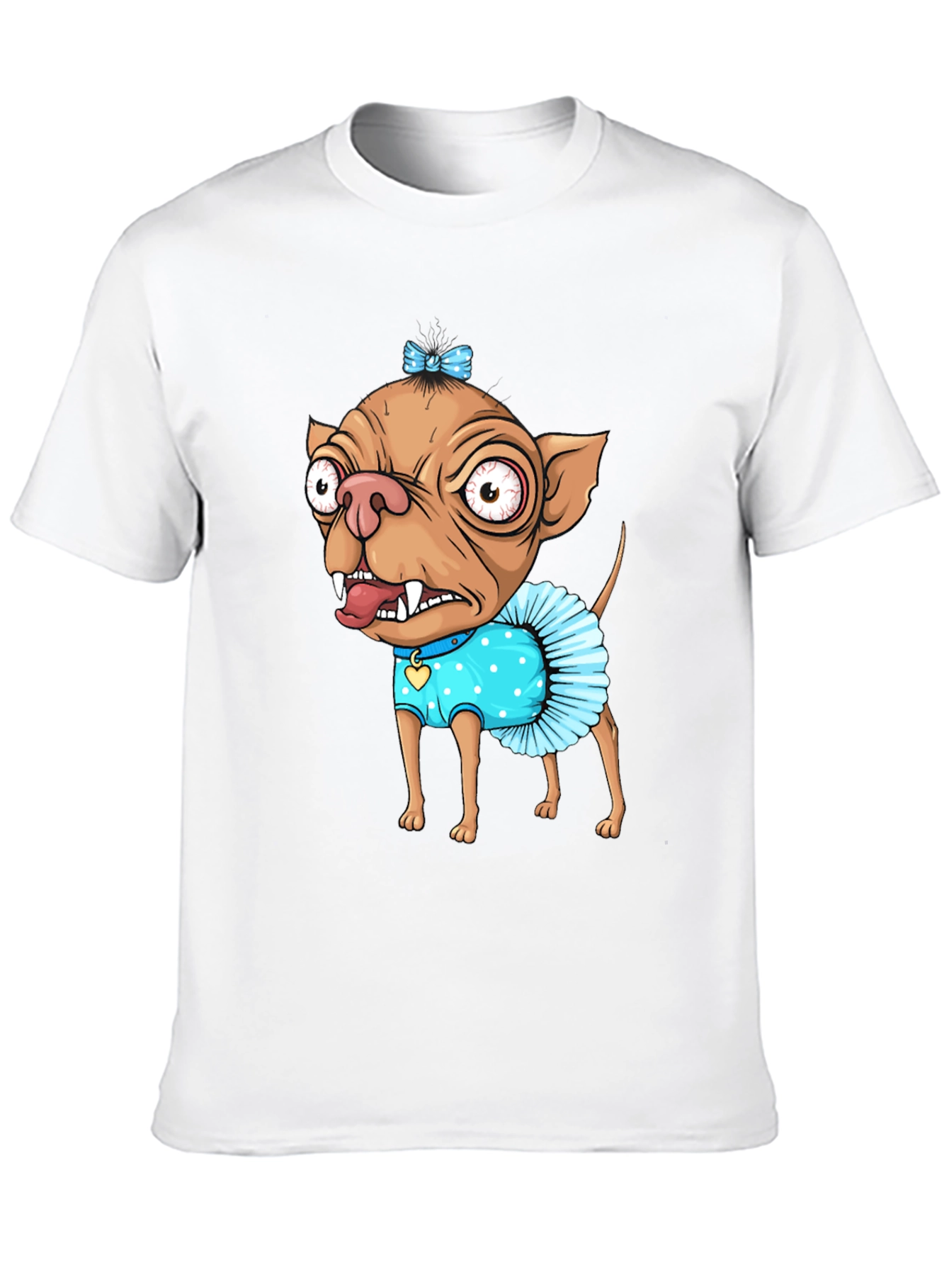 Funny Dog Cartoon Graphic T-Shirt