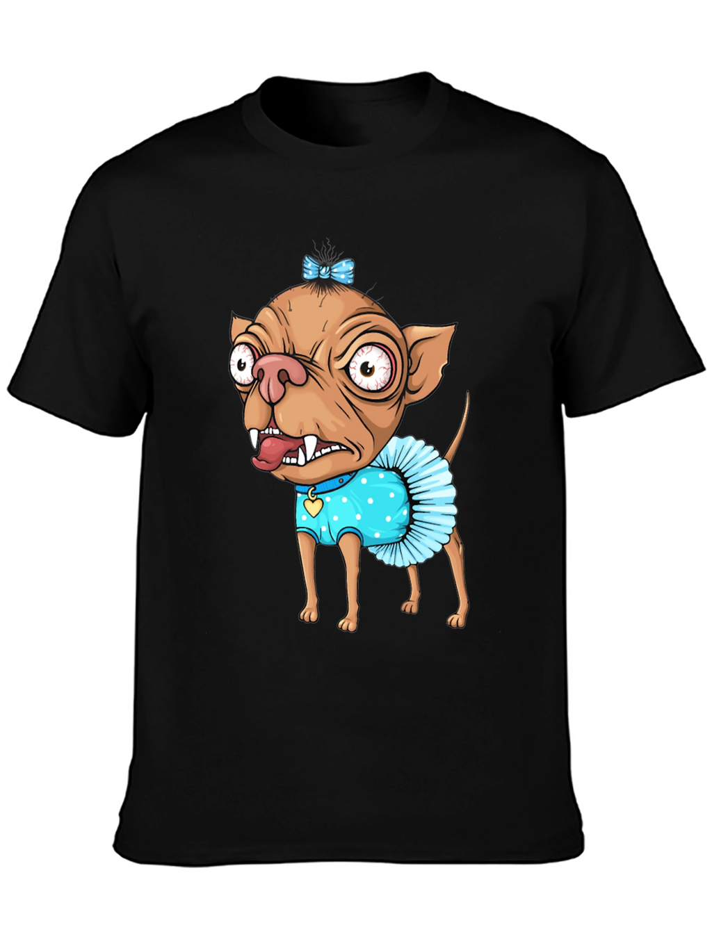 Funny Dog Cartoon Graphic T-Shirt