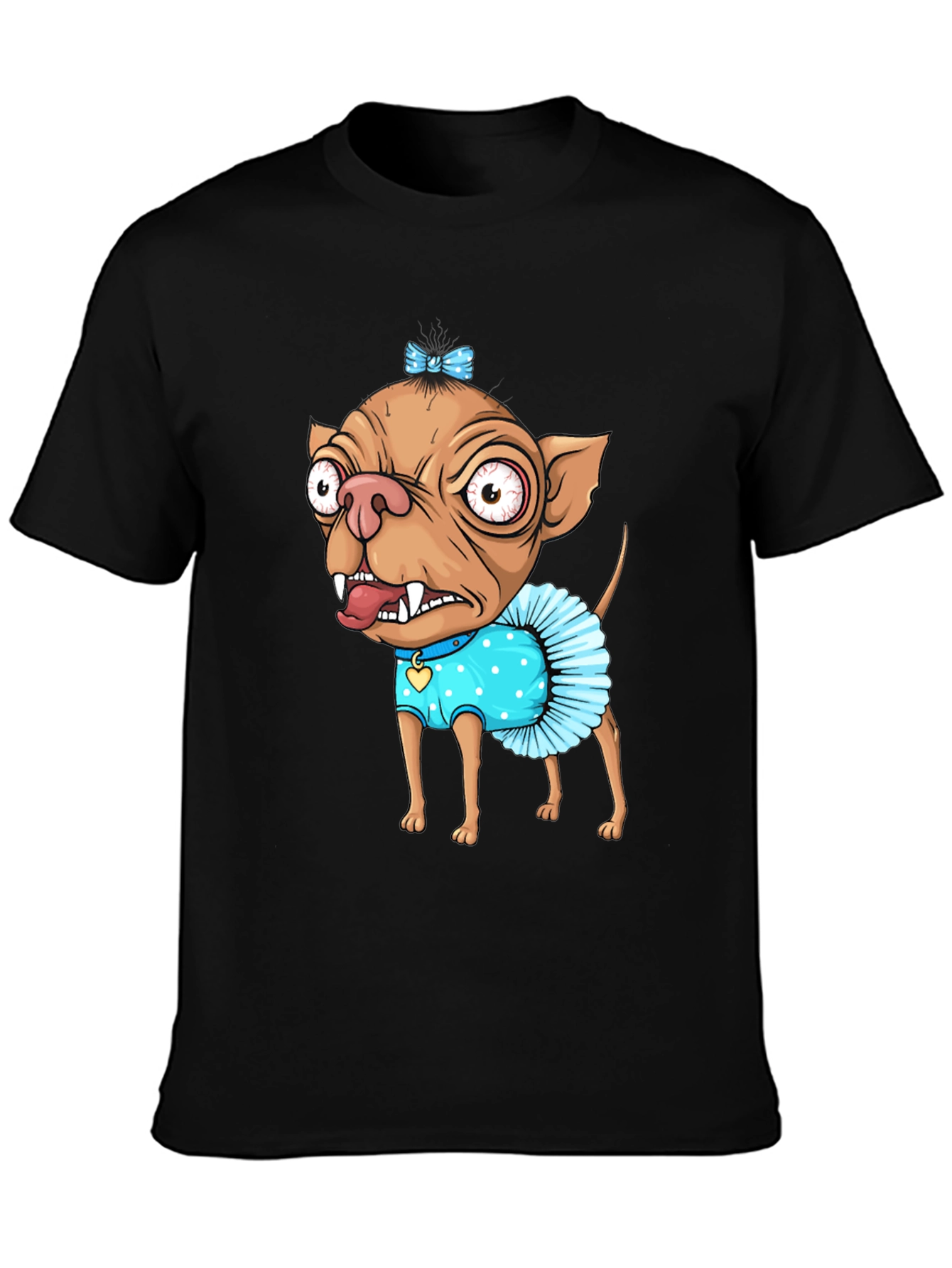 Funny Dog Cartoon Graphic T-Shirt