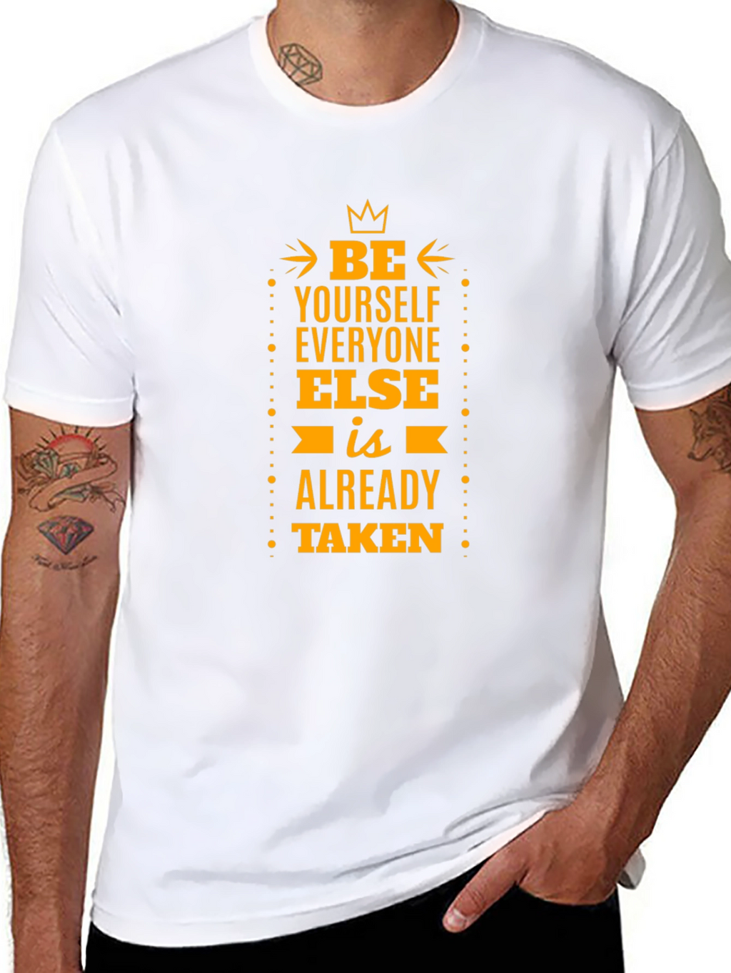 Be Yourself T-Shirt - Inspirational Graphic Tee