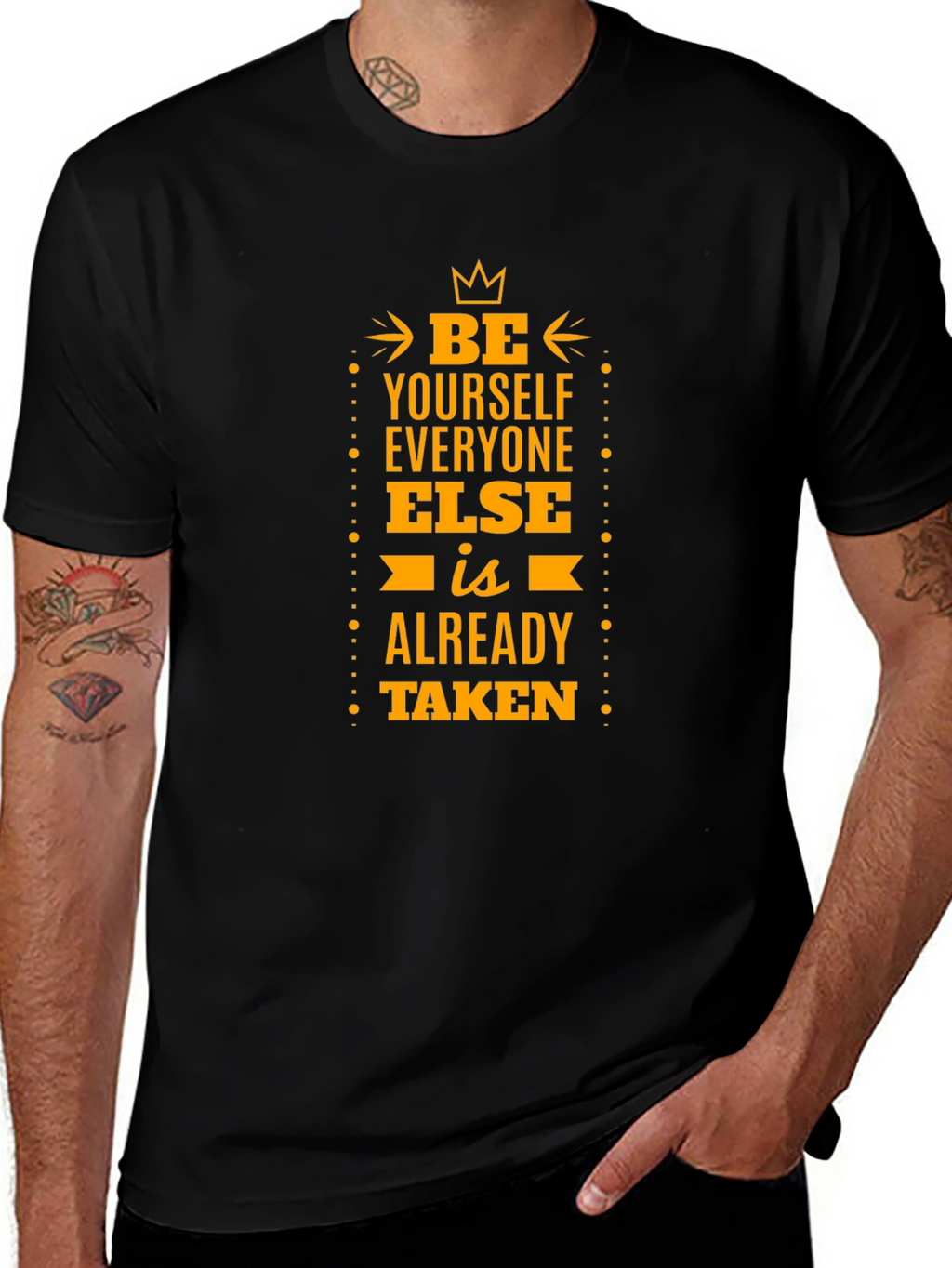 Be Yourself T-Shirt - Inspirational Graphic Tee