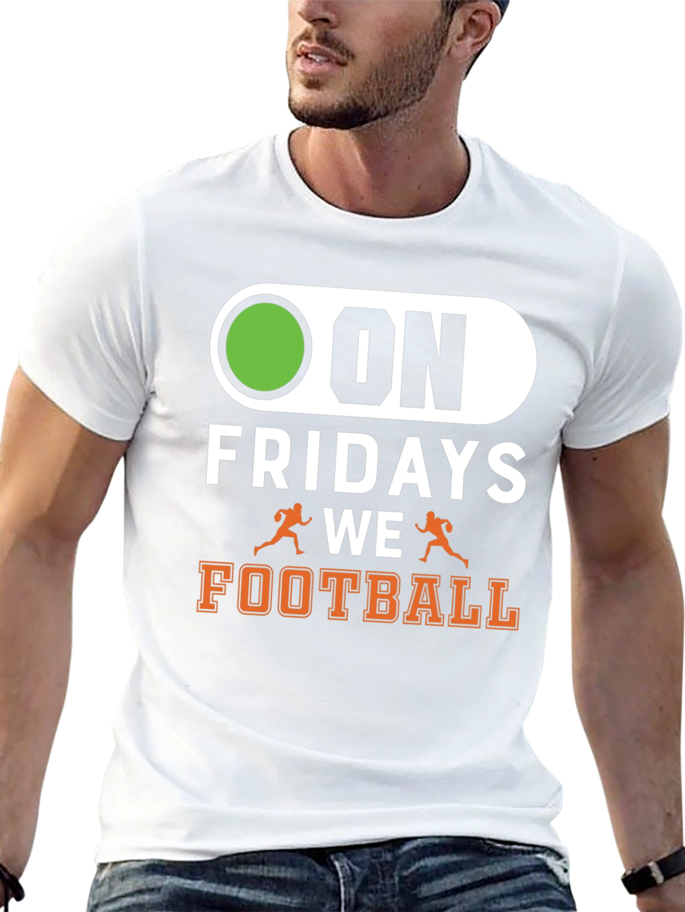 On Fridays We Football T-Shirt
