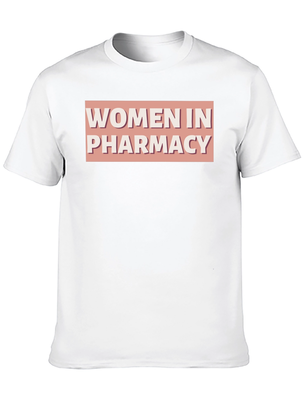 Women in Pharmacy Graphic Tee - Black Cotton T-Shirt