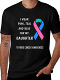 Thyroid Cancer Awareness Ribbon T-Shirt