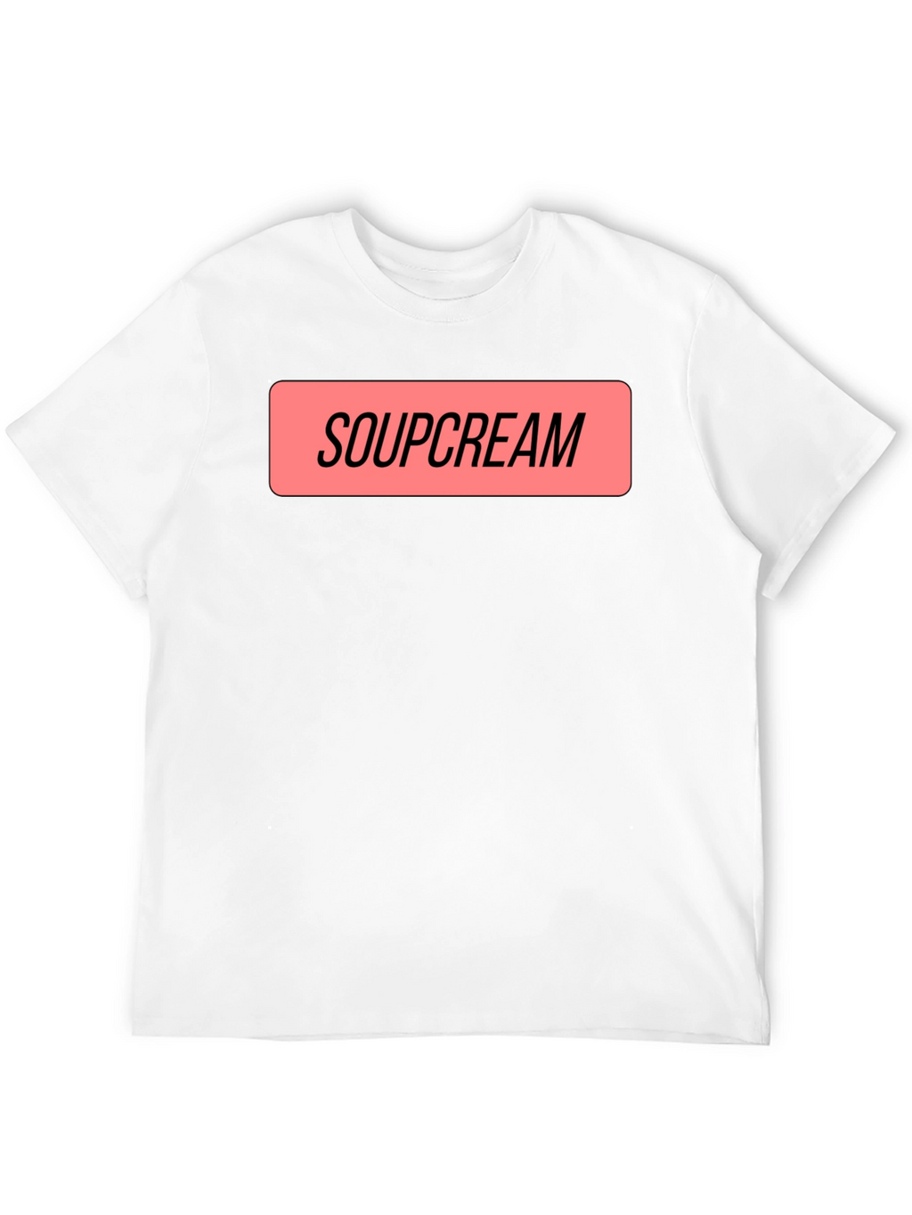 Soupcream Graphic Tee - Black Cotton Blend
