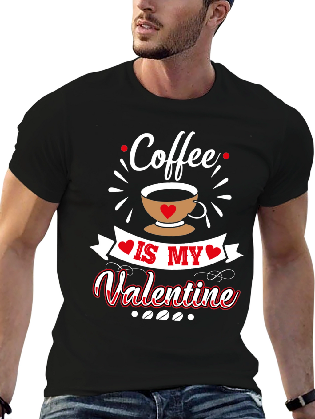 Coffee is My Valentine Graphic Tee