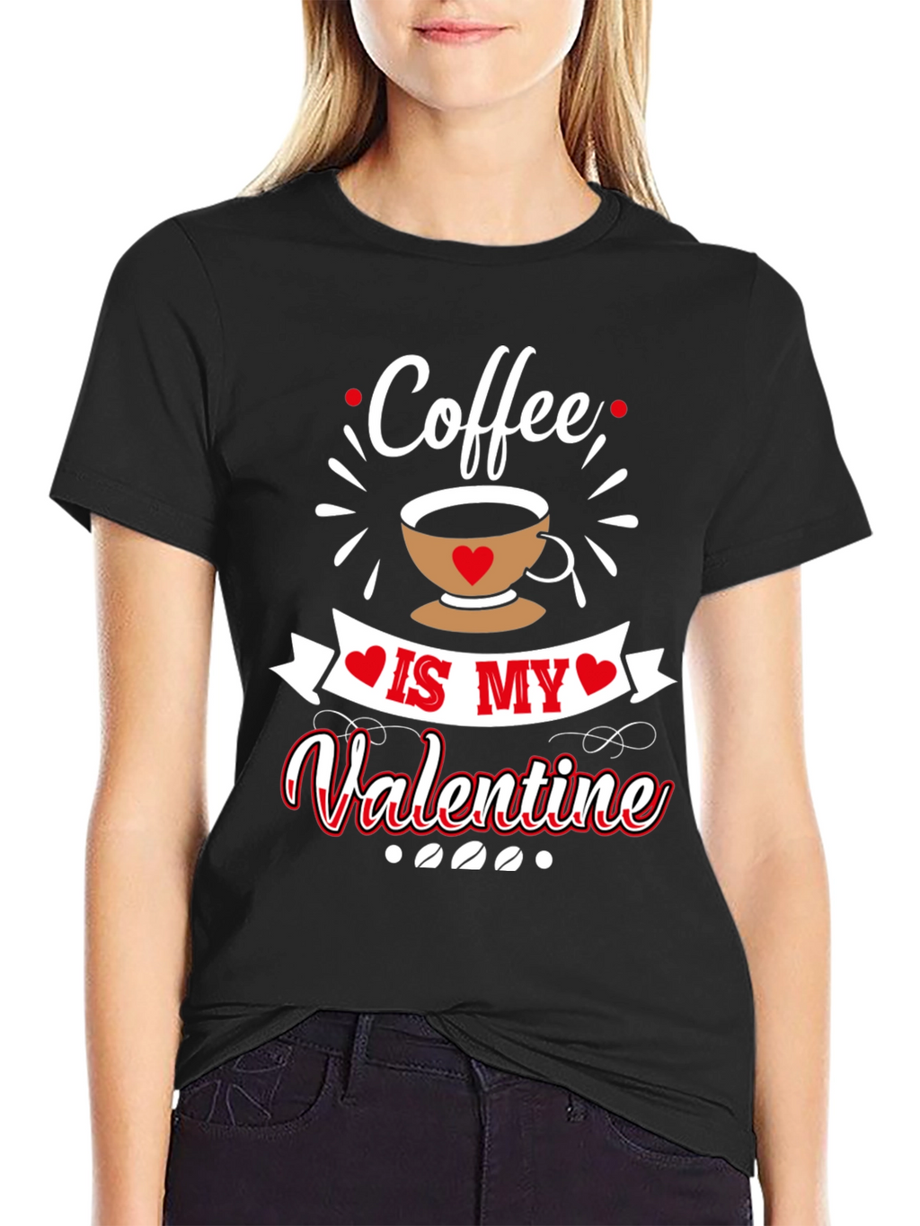 Coffee is My Valentine Graphic Tee