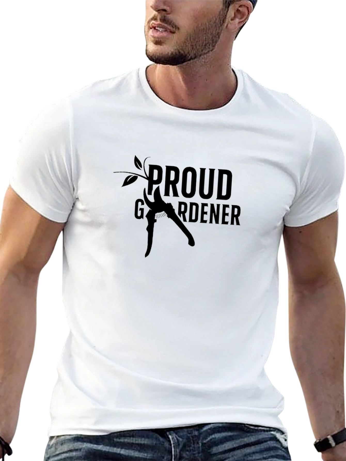 Proud Gardener Black T-Shirt