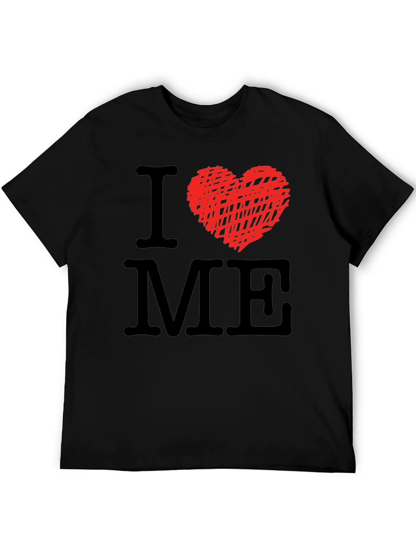 I Heart ME Graphic Tee - Mens Black T-Shirt