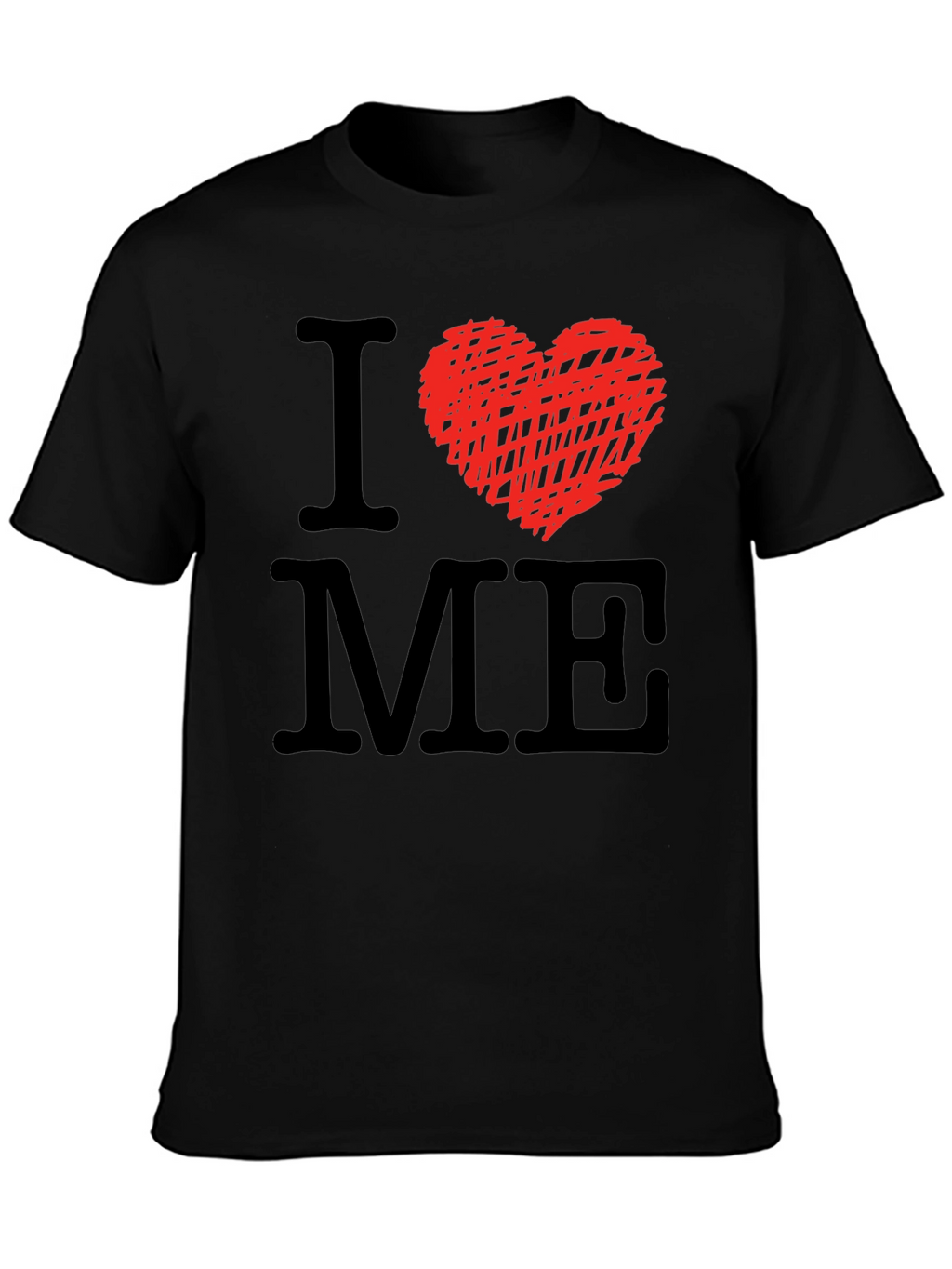 I Heart ME Graphic Tee - Mens Black T-Shirt