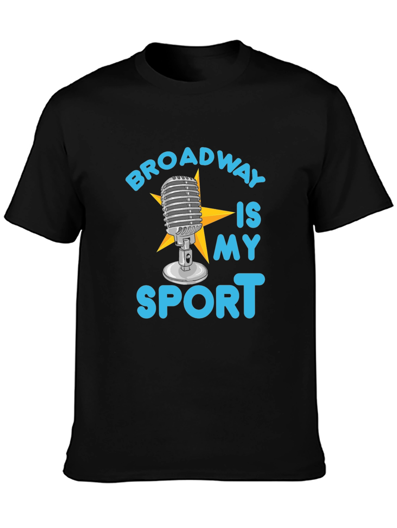 Broadway Is My Sport T-Shirt - Black