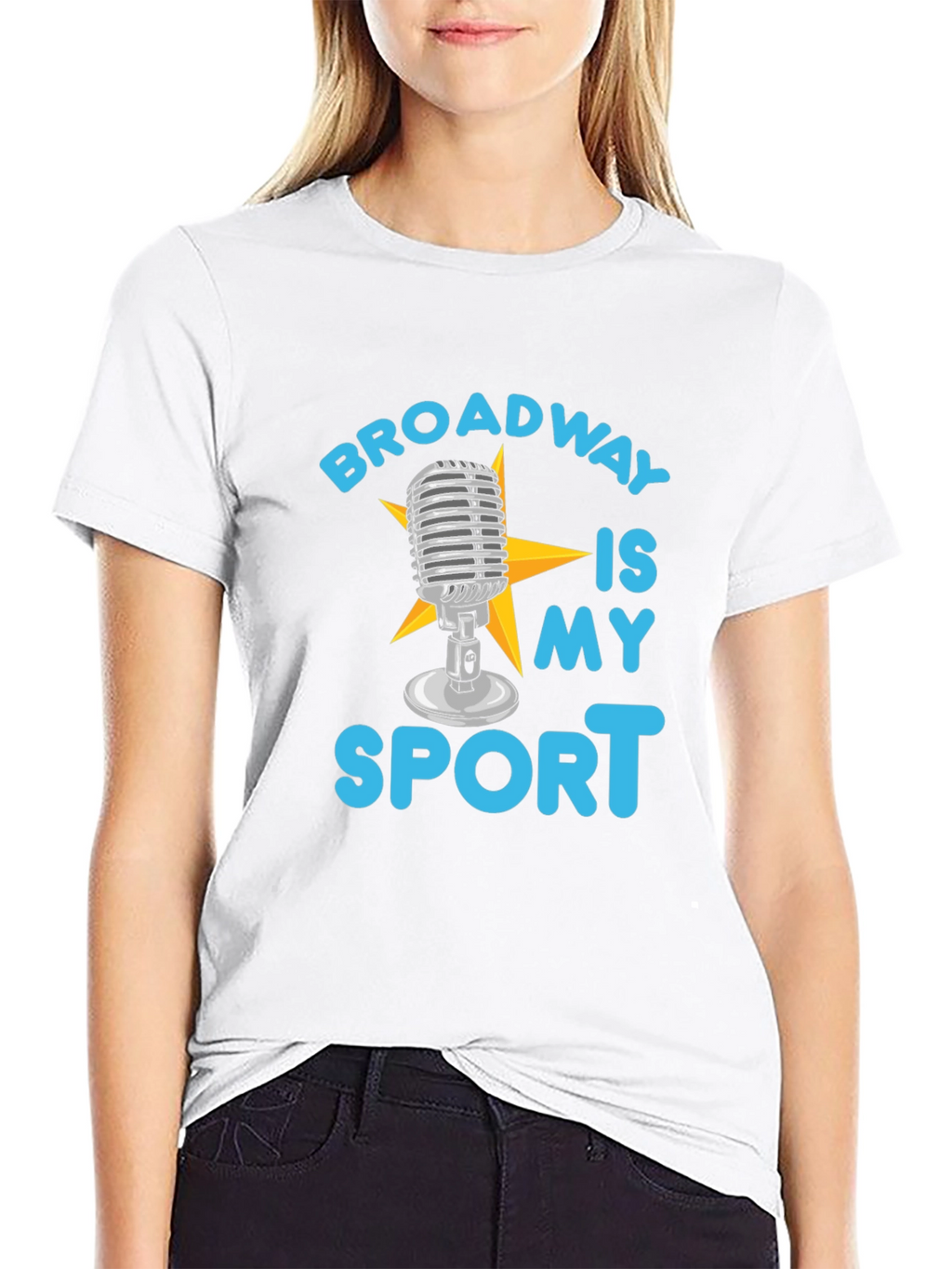 Broadway Is My Sport T-Shirt - Black
