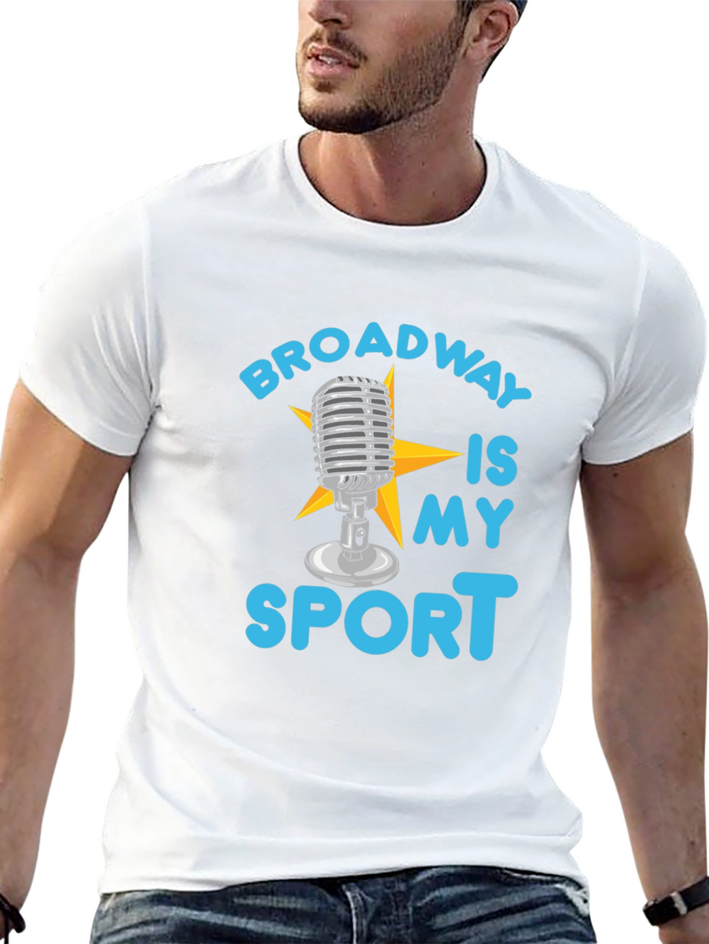 Broadway Is My Sport T-Shirt - Black