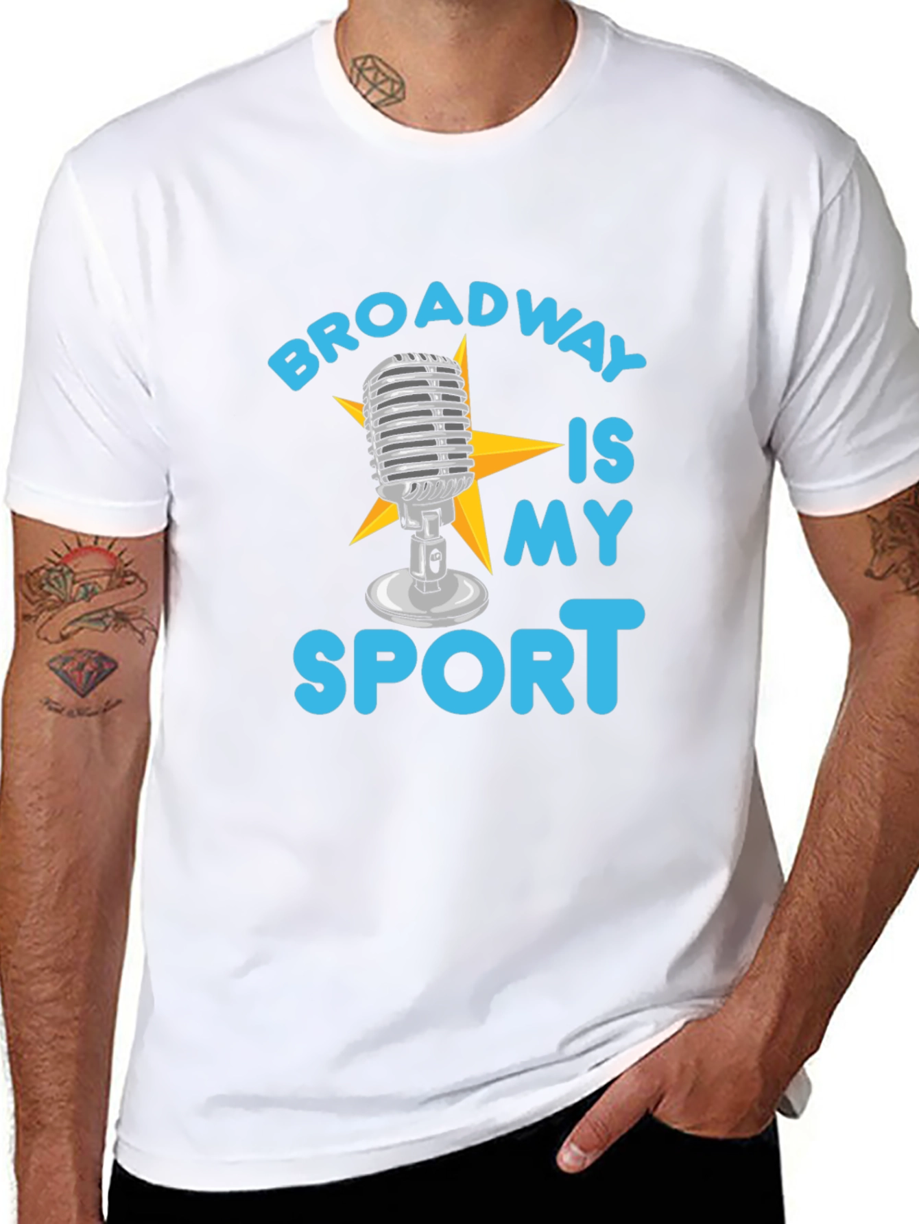 Broadway Is My Sport T-Shirt - Black