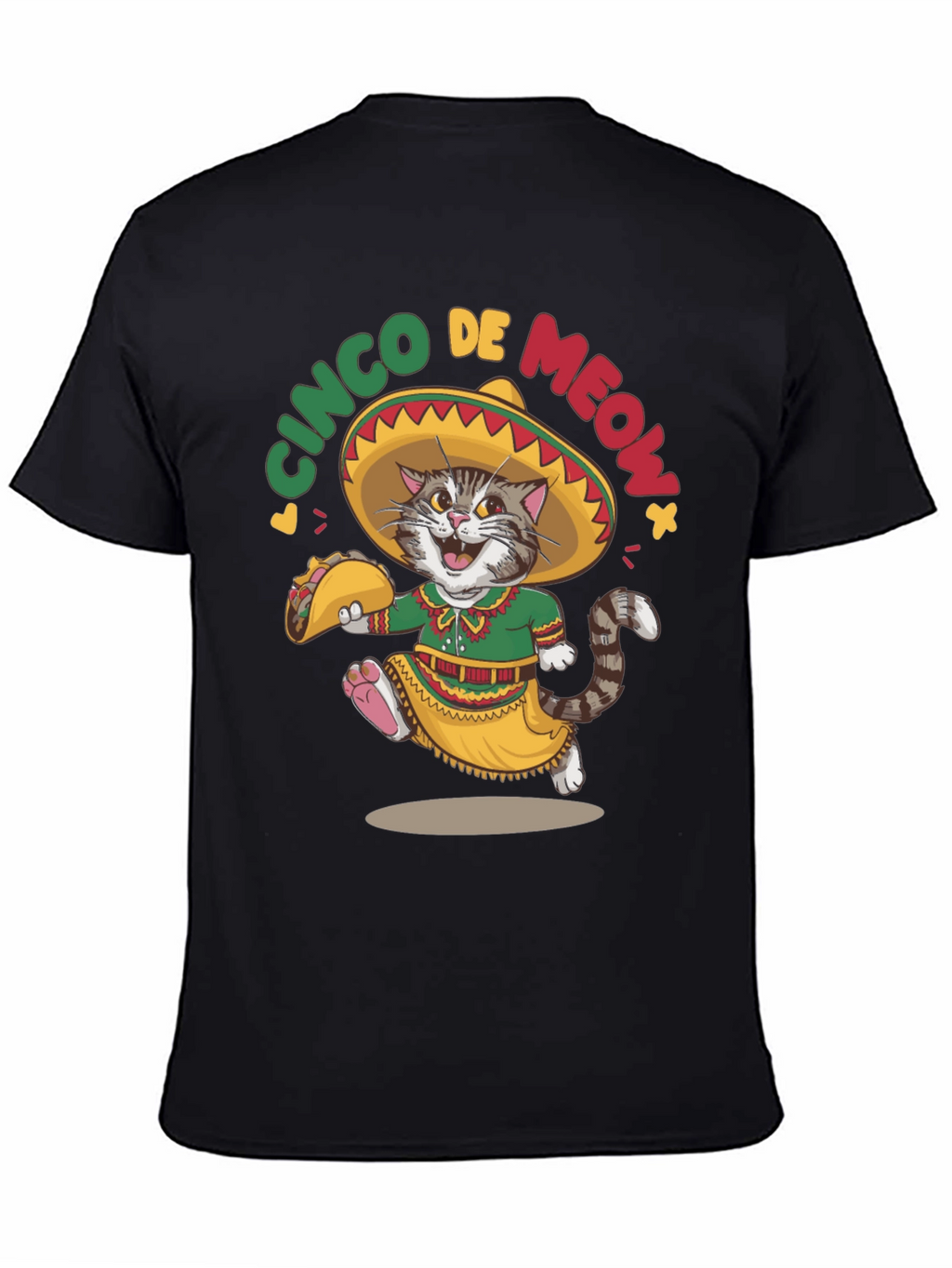 Cinco De Meow Cat T-Shirt