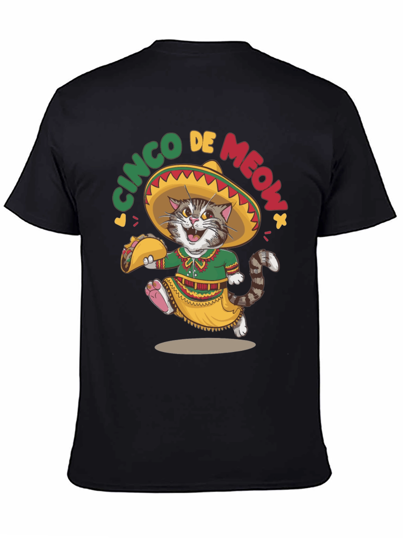 Cinco De Meow Cat T-Shirt